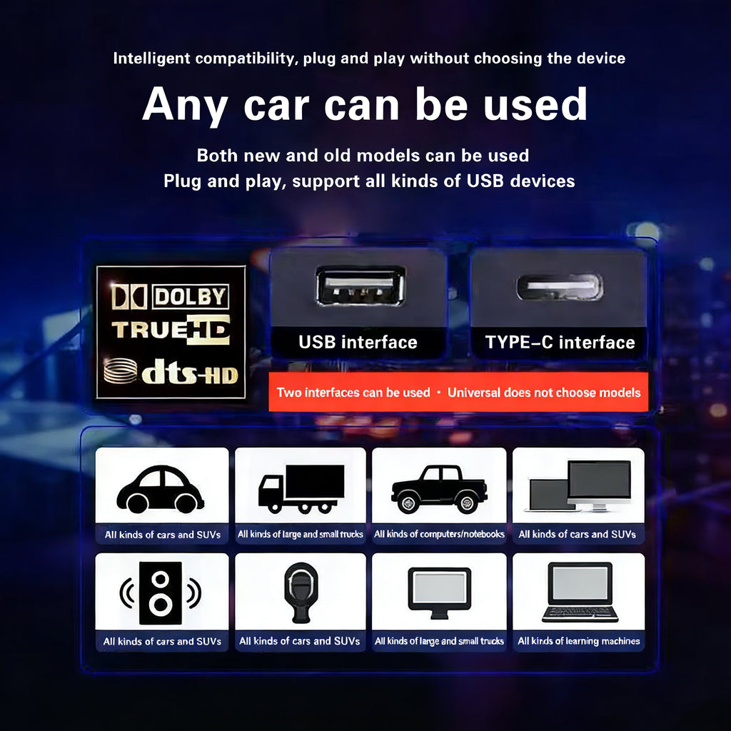 3D surround car music USB flash drive