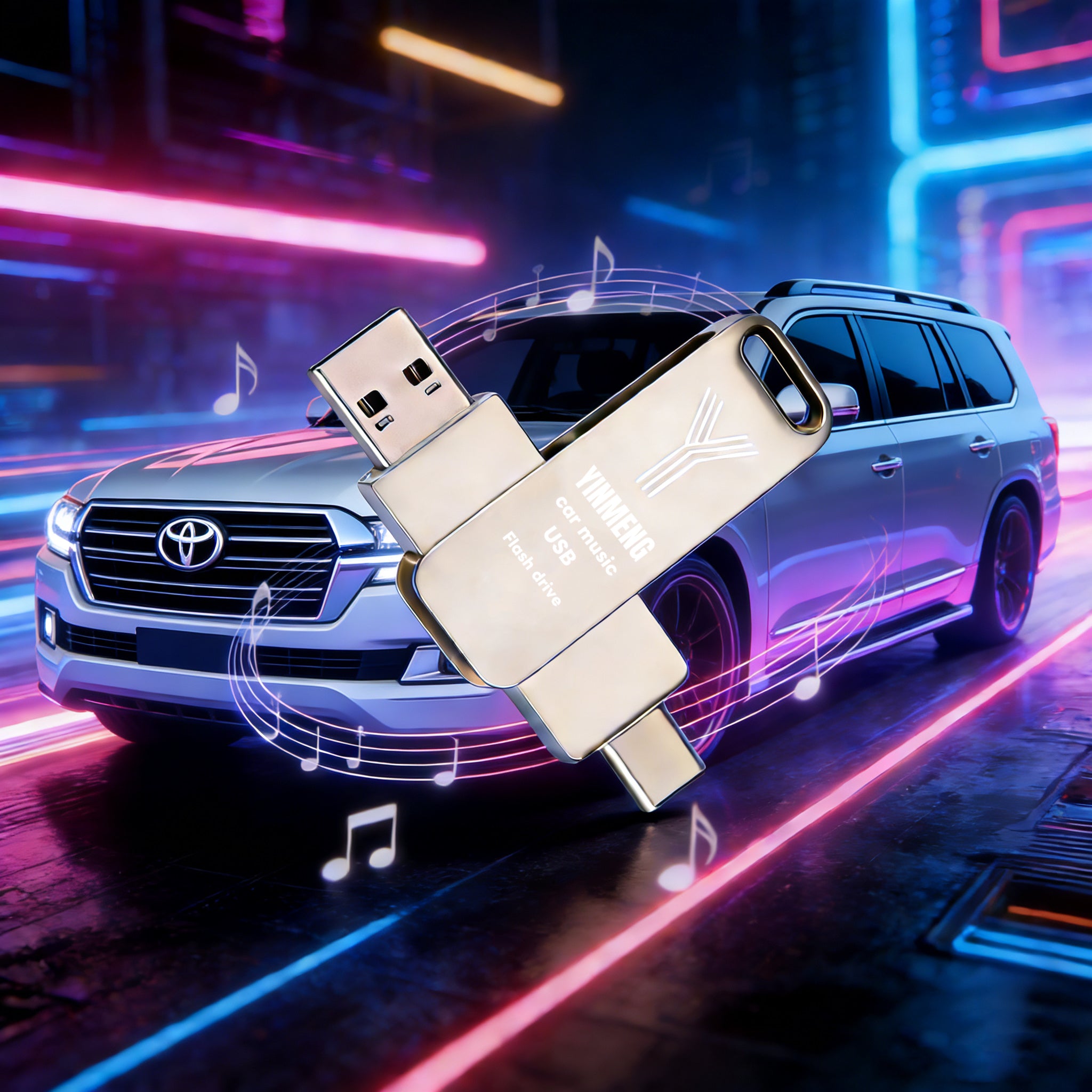 Car-mounted lossless USB drive