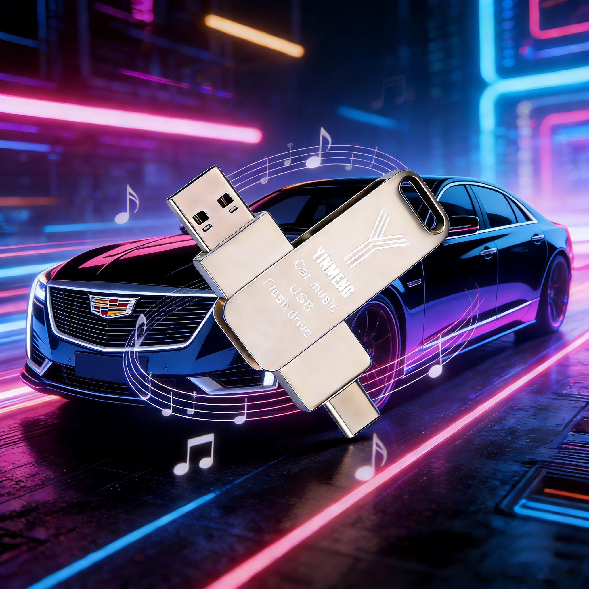 Car-mounted lossless USB drive